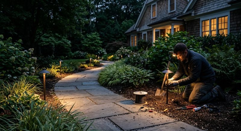 Landscape Lighting Repair in Kansas City, MO